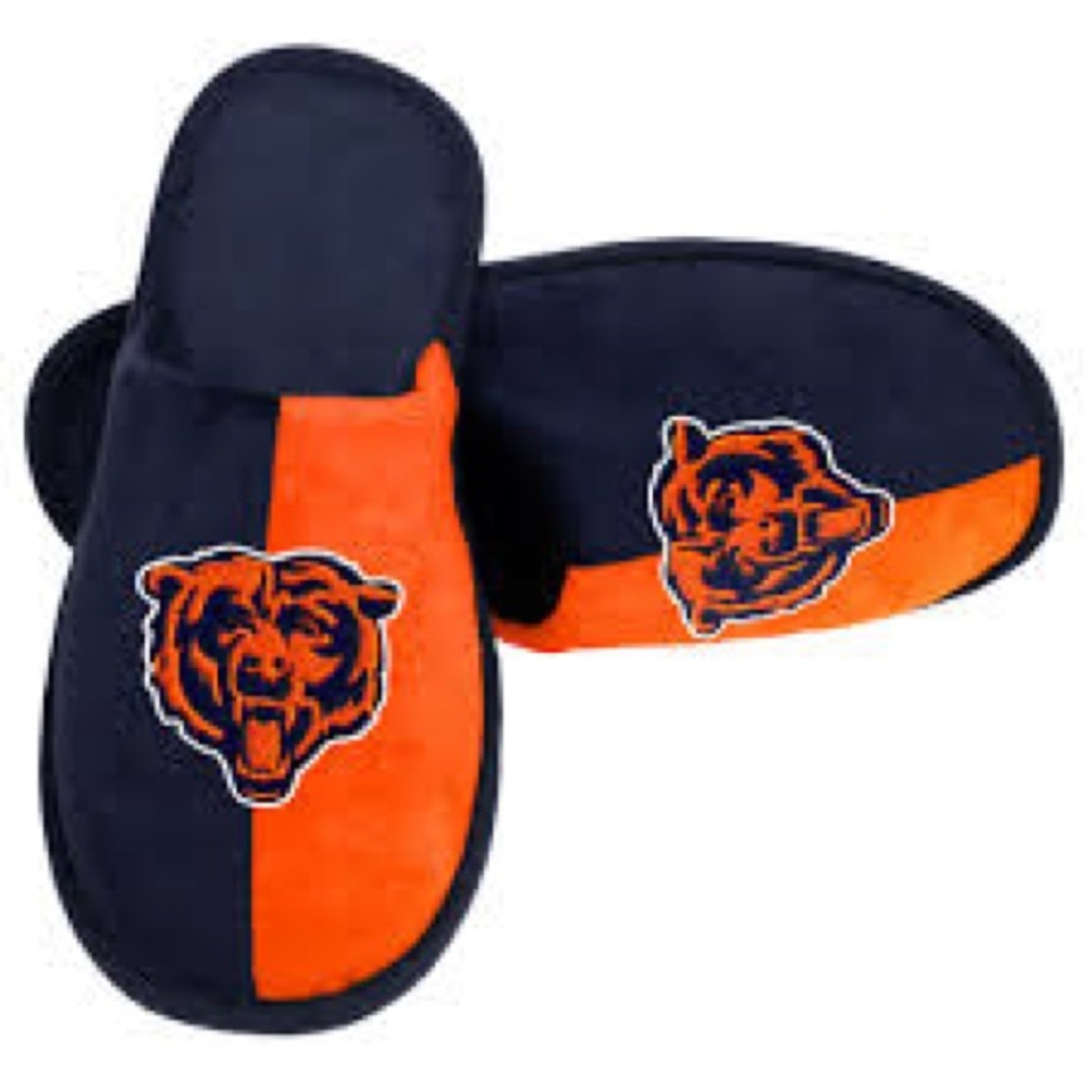 NFL Chicago Bears Men's Slippers NWT Medium 9-10